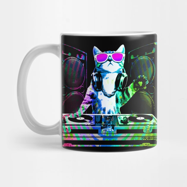 HOUSE CAT (That DJ Kitty) by robotface